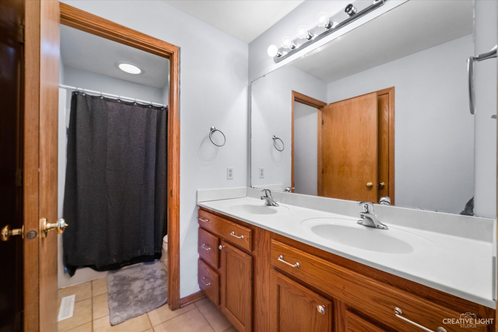 401 Lake Lida Lane Rochelle, IL 61068 - Photo 9 of 20 a bathroom with a sink and a mirror