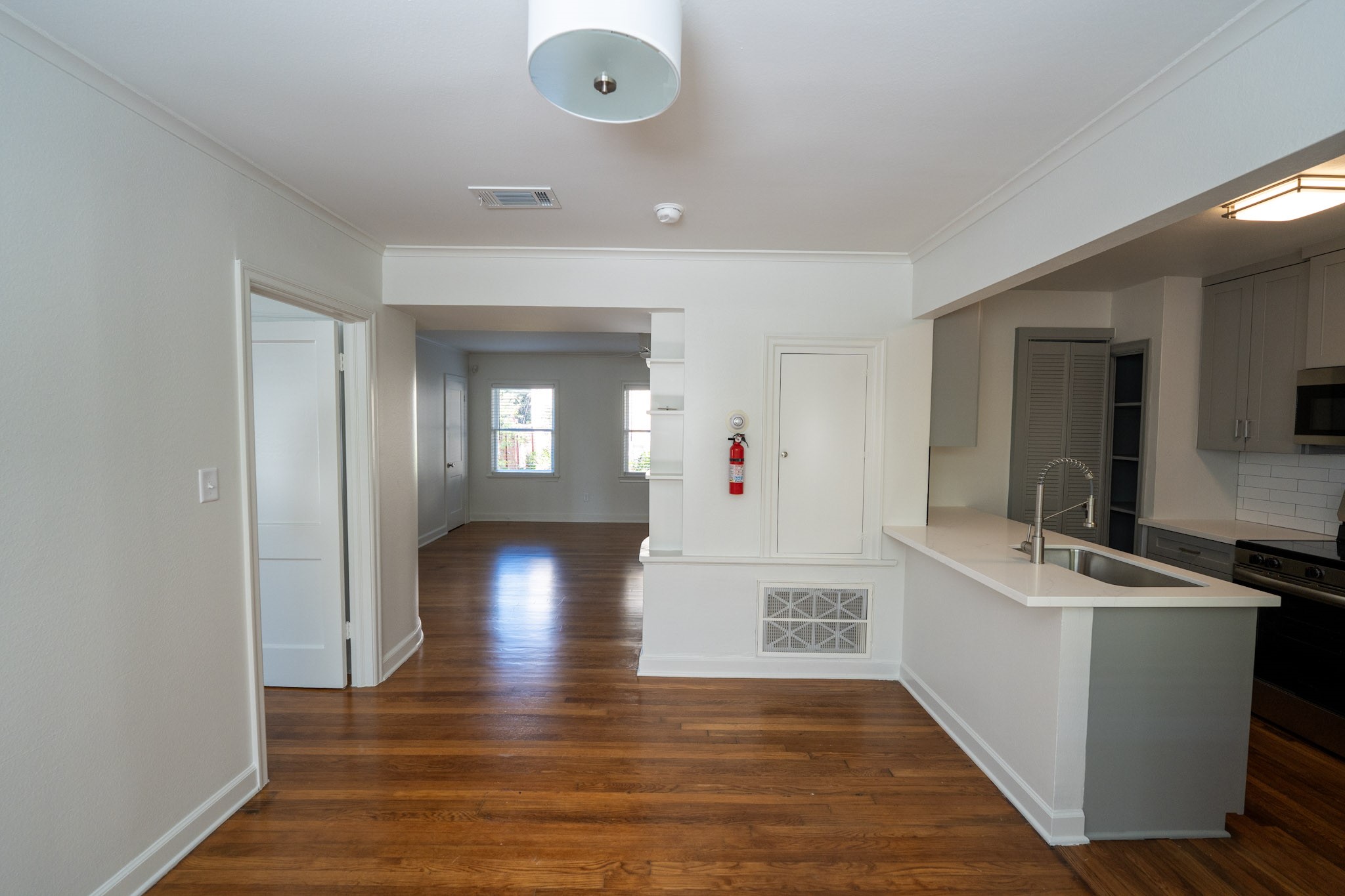 1917 Prospect Street, Unit 1 Houston, TX 77004 - Photo 11 of 16 a view of a kitchen and a sink