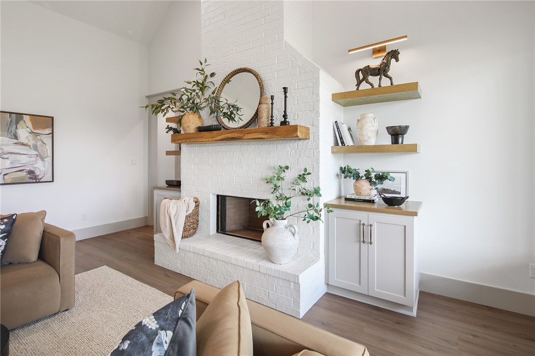 7933 Stiteler Drive Bryan, TX 77808 - Photo 17 of 44 a living room with furniture and wooden floor
