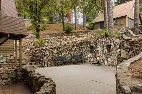 a view of street along with trees