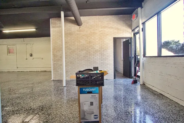 a view of a door of the house