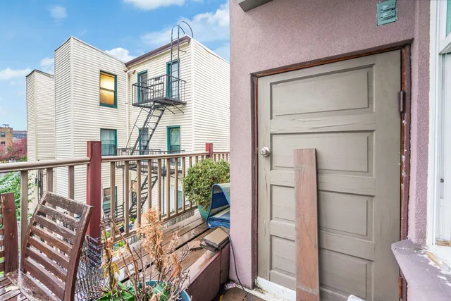 a view of front door