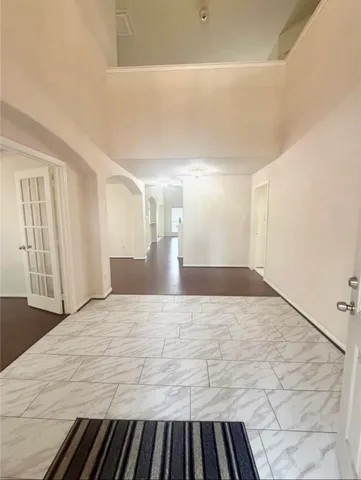 a view of an empty room