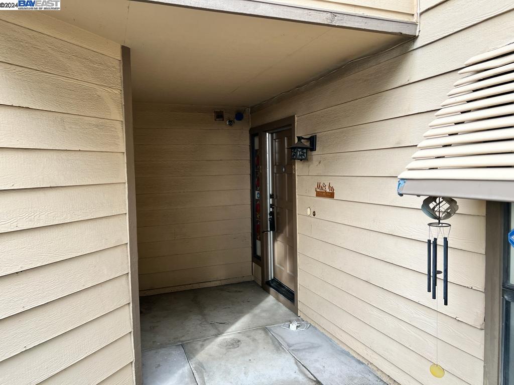 a view of front door