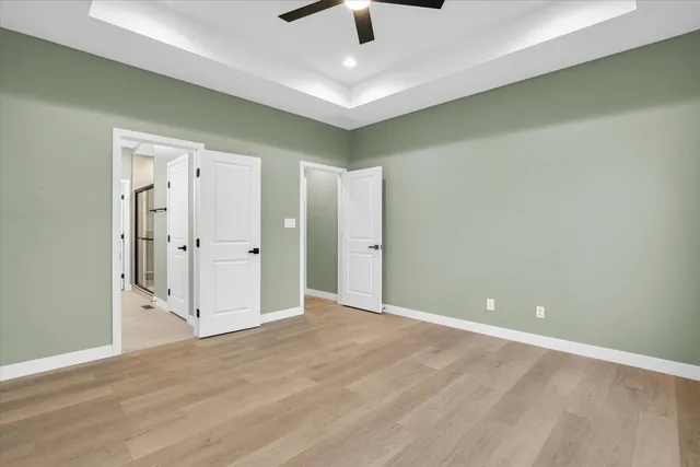 wooden floor in an empty room
