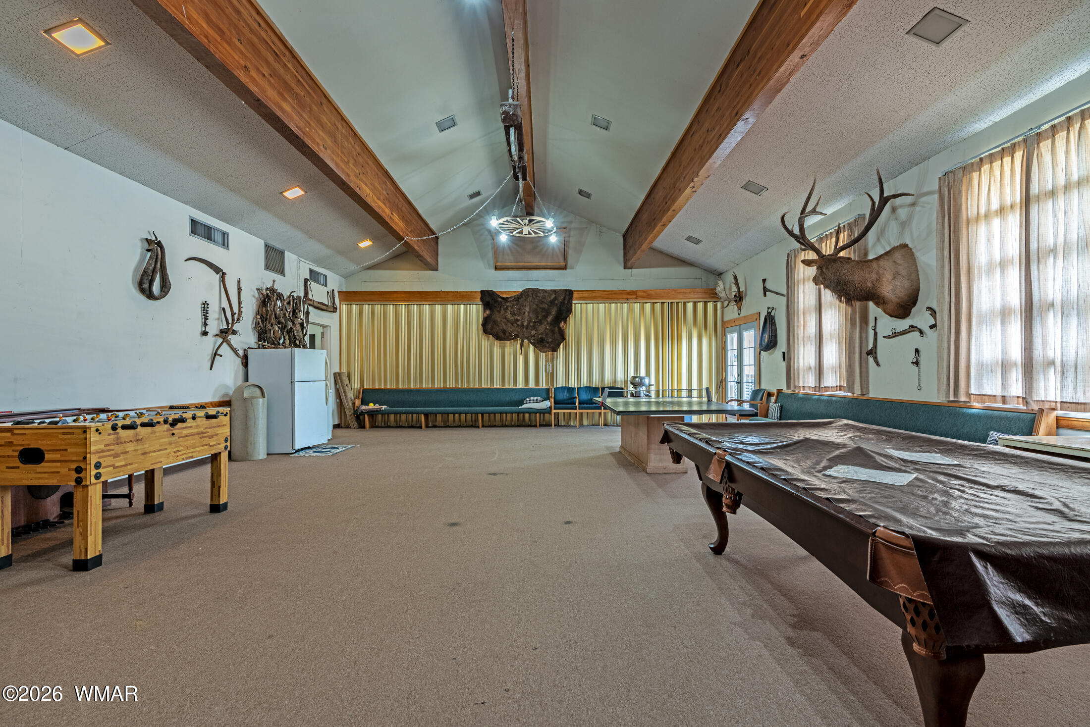 2116 Marble Road Clay Springs, AZ 85923 - Photo 9 of 48 a room with furniture pool table and windows