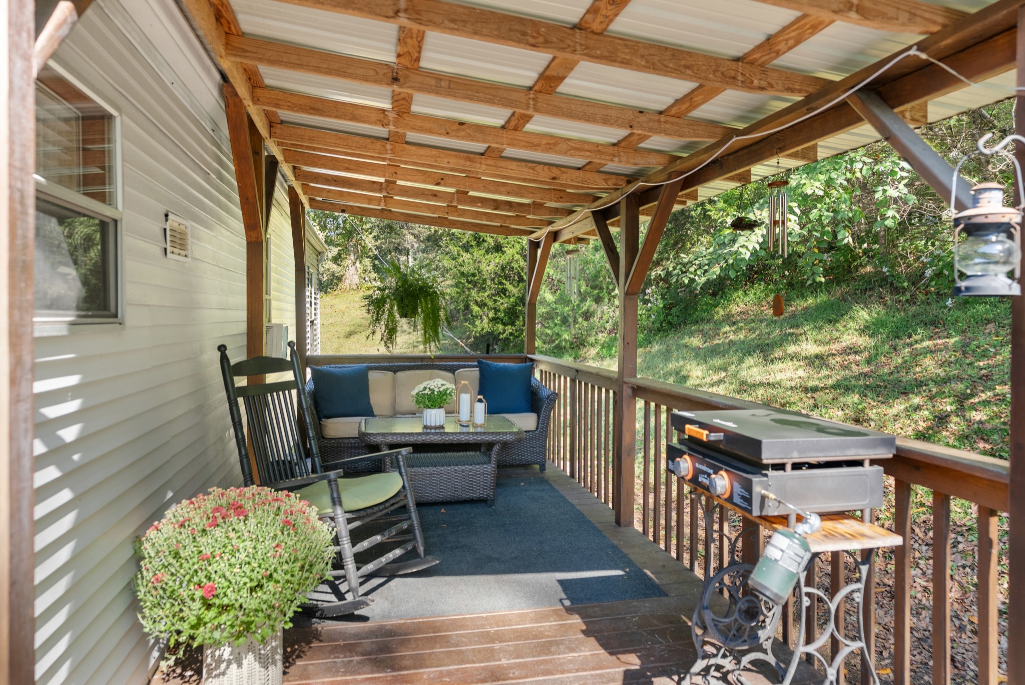 5147 Wiley Hollow Road Culleoka, TN 38451 - Photo 4 of 29 a view of a chairs and table in the balcony