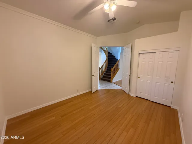 wooden floor in an empty room