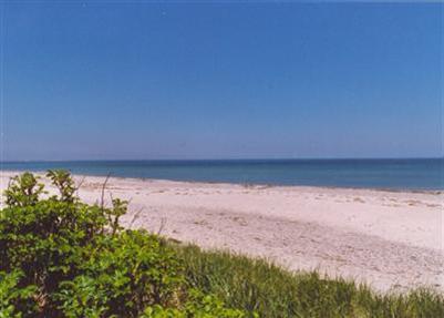 a view of beach and ocean