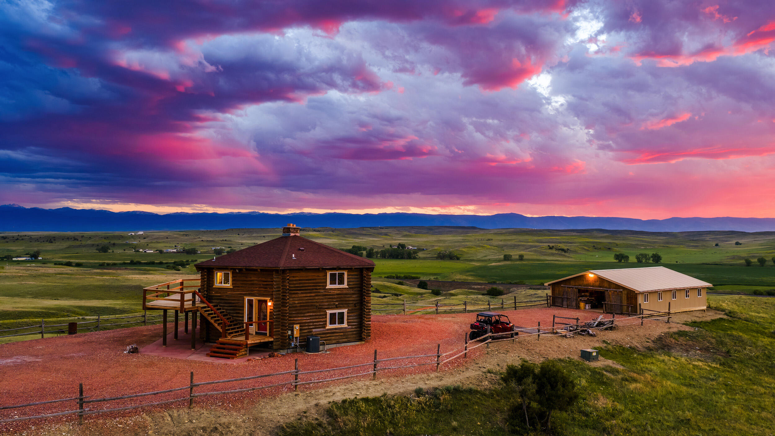 593 Lower Prairie Dog Road Sheridan, WY 82801 - Photo 3 of 182 593 lpd sunset 43