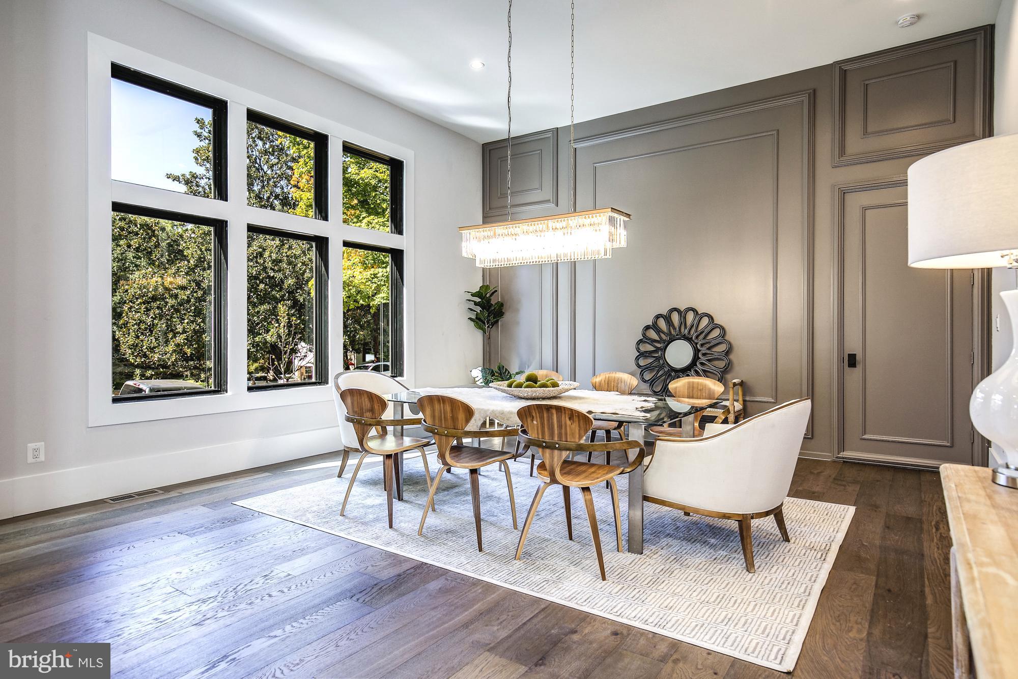 6160 Hardy Drive McLean, VA 22101 - Photo 6 of 41 a view of a dining room with furniture window and wooden floor