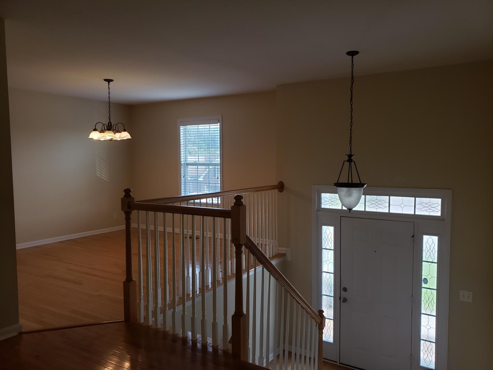 220 Cheshire Road Clarksville, TN 37043 - Photo 3 of 17 a view of a hallway with a chandelier