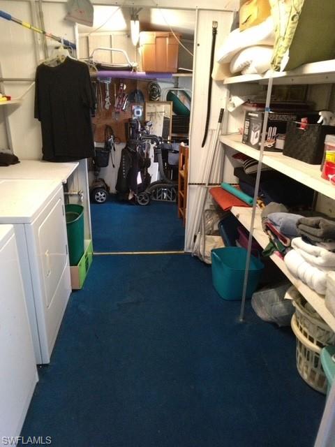 519 Riviera Boulevard East Naples, FL 34112 - Photo 16 of 23 Storage room with washer and dryer