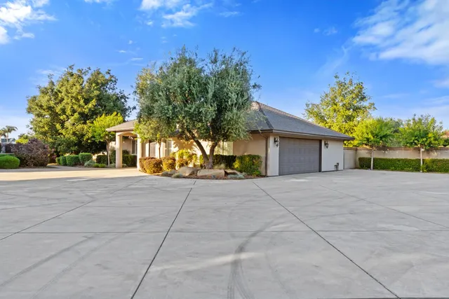 a view of a lake with a house