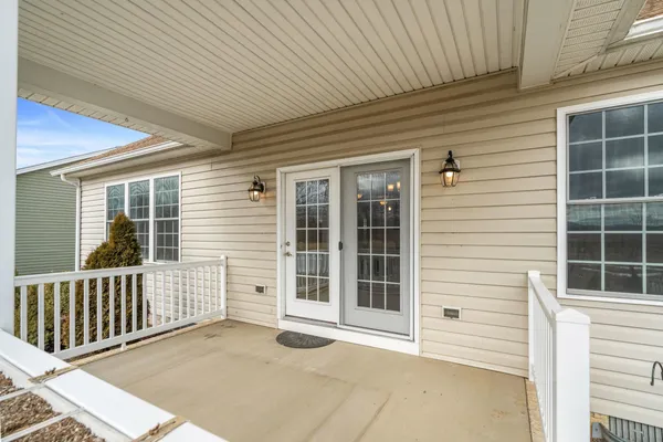 an aerial view of residential building with outdoor space