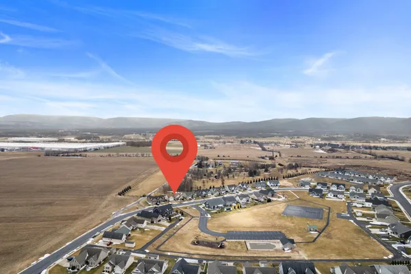 a view of a city and an ocean view