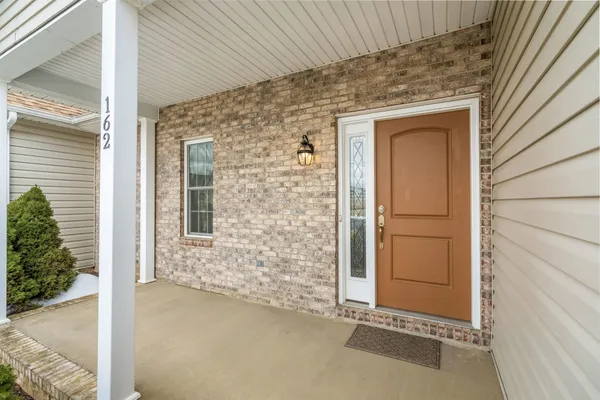 a view of front door of house