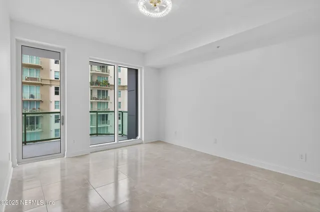 a view of an empty room