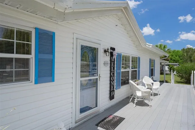 a building outdoor space with seating space