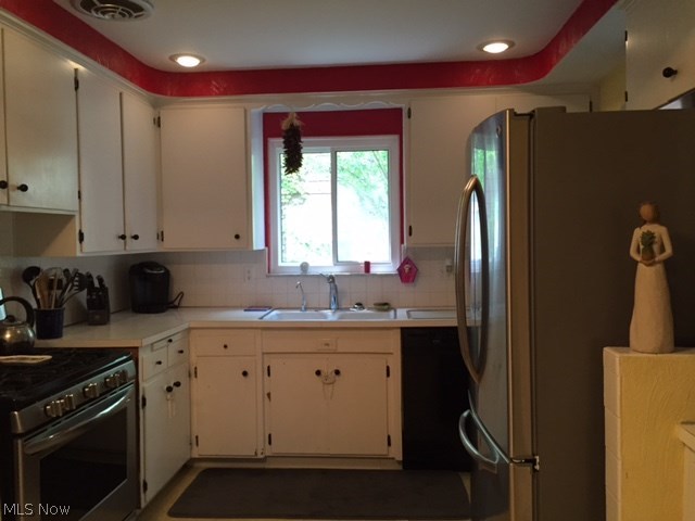3643 Latimore Road Beachwood, OH 44122 - Photo 5 of 16 Newer Stainless Steel Stove & Refrigerator Stay. Also has Disposal and Dishwasher w/White Cabinets.