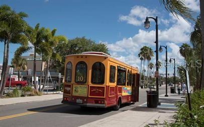 318 East Tarpon Avenue, Unit 5 Tarpon Springs, FL 34689 - Photo 14 of 16 a front view of a house with a garden