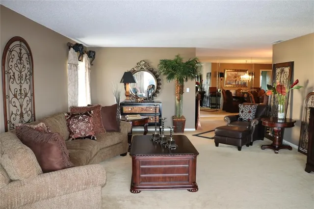 a view of swimming pool with a garden