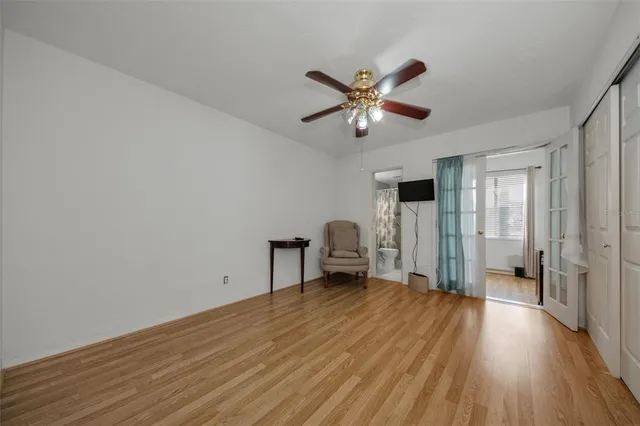 a view of a green field