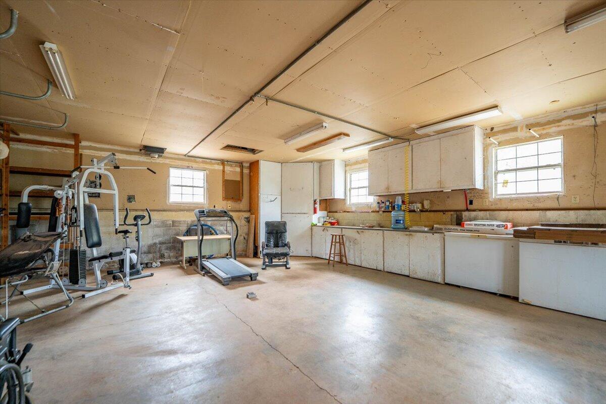 30153 Frisby Road Oak Run, CA 96069 - Photo 42 of 56 a kitchen with lots of counter top space and appliances