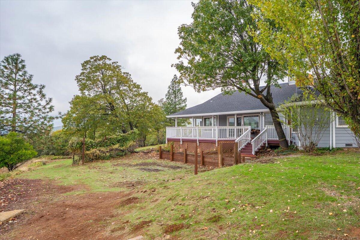 30153 Frisby Road Oak Run, CA 96069 - Photo 44 of 56 a view of a house with a yard