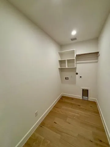 a view of a room with shelf