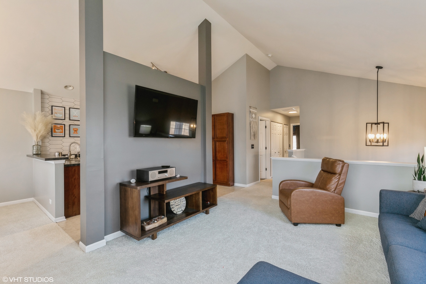 3340 Cameron Drive Elgin, IL 60124 - Photo 2 of 18 a living room with furniture and a flat screen tv