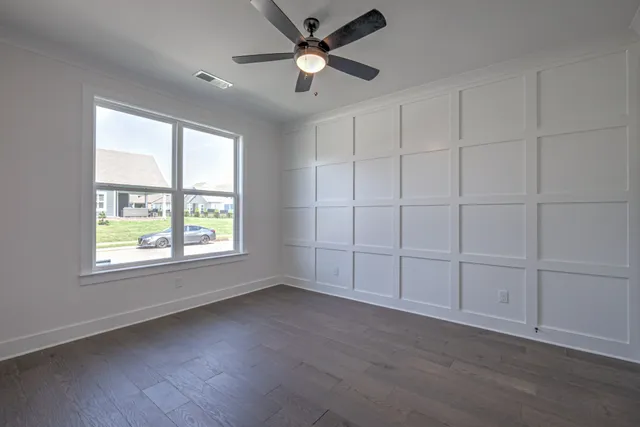 wooden floor in an empty room