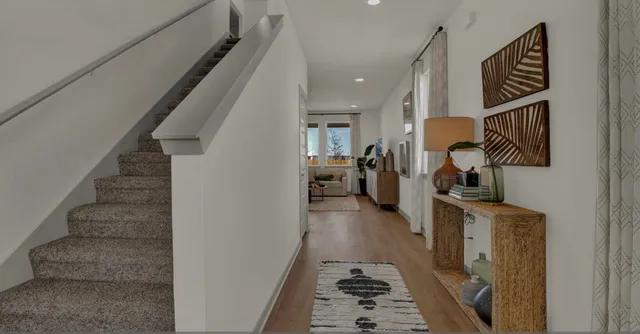 a view of entryway and hall