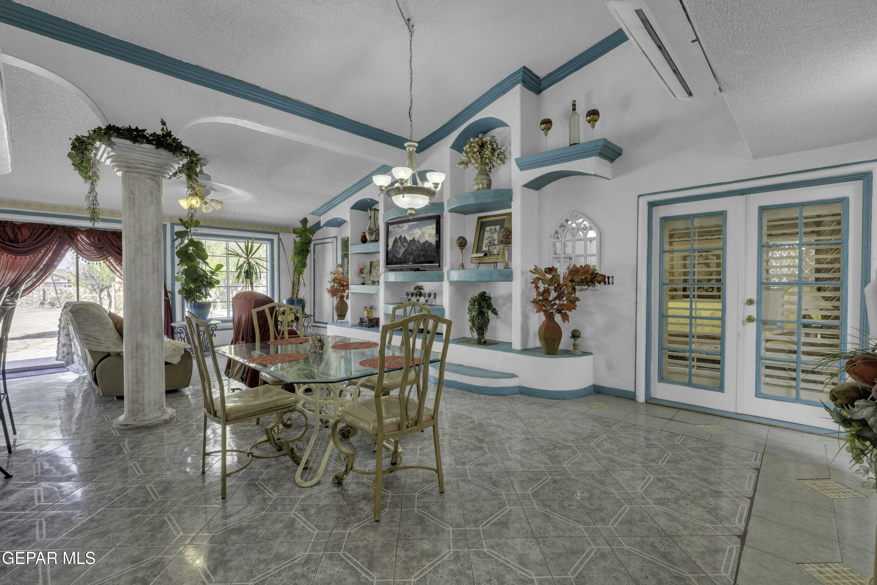 15931 Harrison Road El Paso, TX 79928 - Photo 26 of 83 a view of a dining room with furniture window and outside view