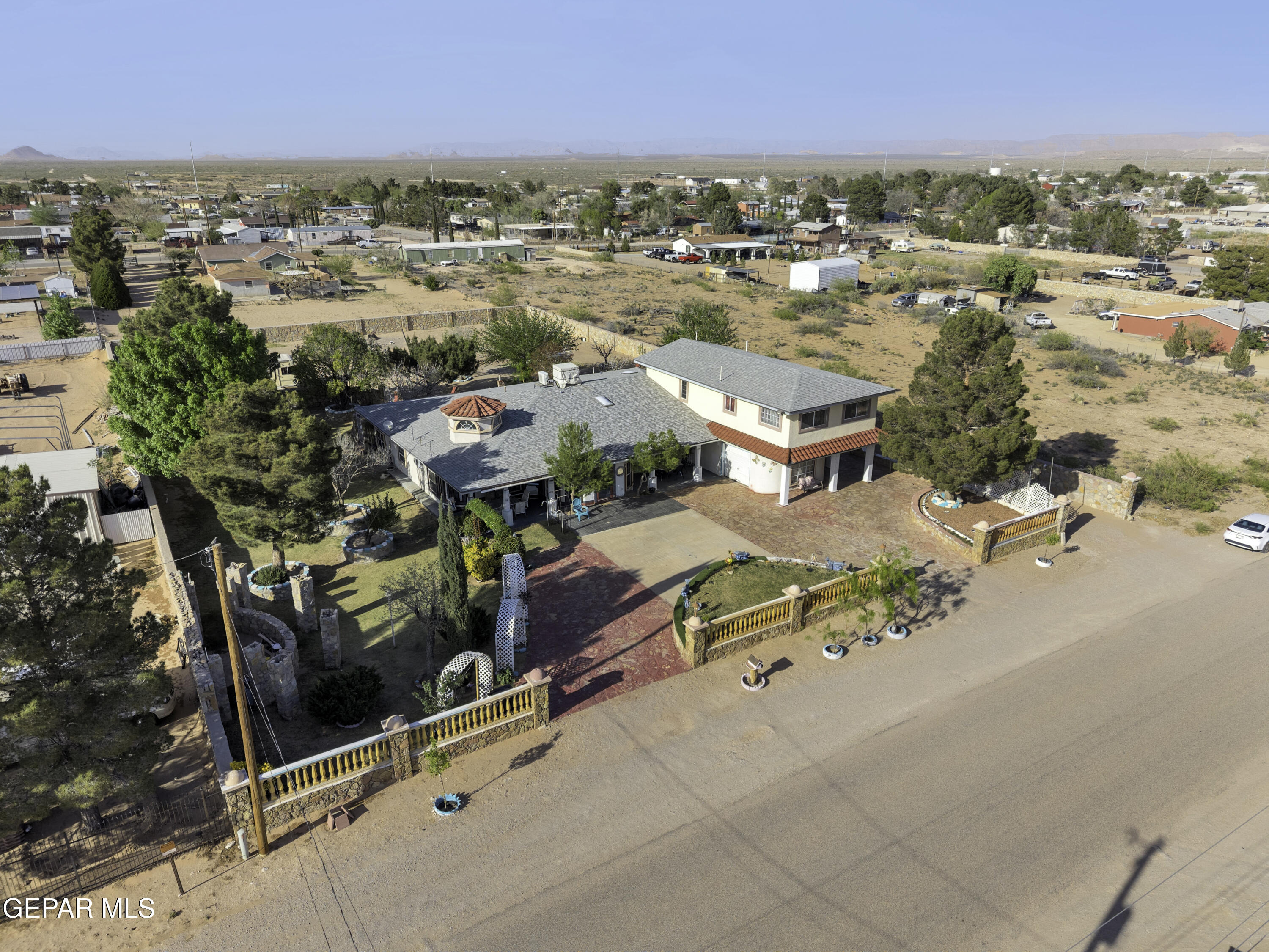 15931 Harrison Road El Paso, TX 79928 - Photo 81 of 83 an aerial view of a city with lots of residential buildings