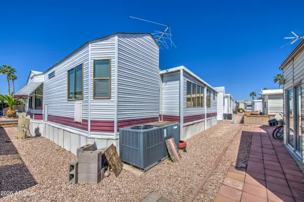 a view of a house with a patio