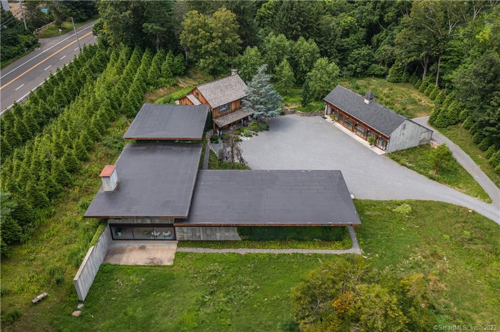 4 Good Hill Road Weston, CT 06883 - Photo 3 of 40 an aerial view of a house