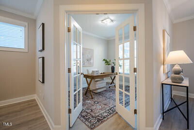 167 Logbridge Road Chapel Hill, NC 27516 - Photo 5 of 45 Office offers French doors