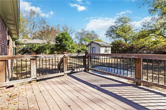 a view of a roof deck