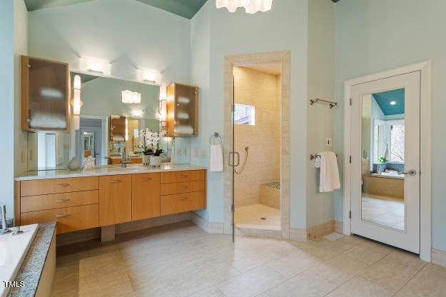 10729 Trego Trail Raleigh, NC 27614 - Photo 28 of 65 Walk in Shower with Multiple Shower Heads