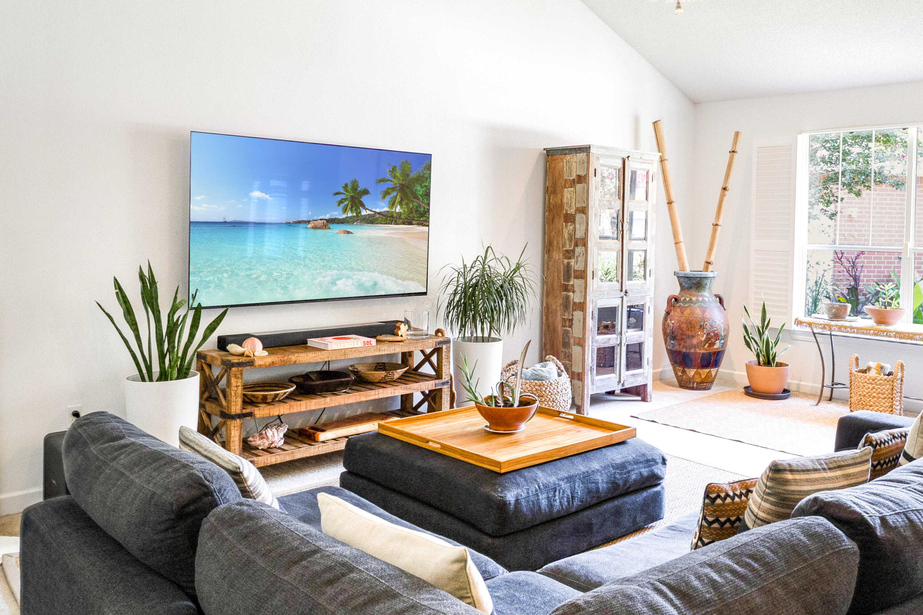 12 Corte Lago Santa Rosa Beach, FL 32459 - Photo 11 of 59 a living room with furniture flat screen tv and a large window