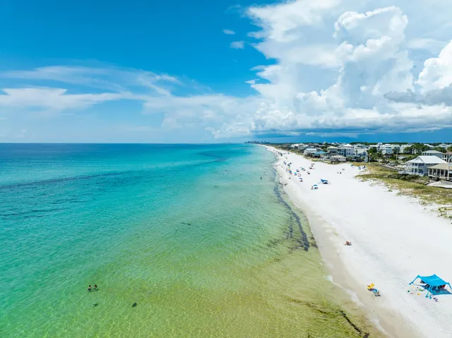 a view of a balcony with an ocean view