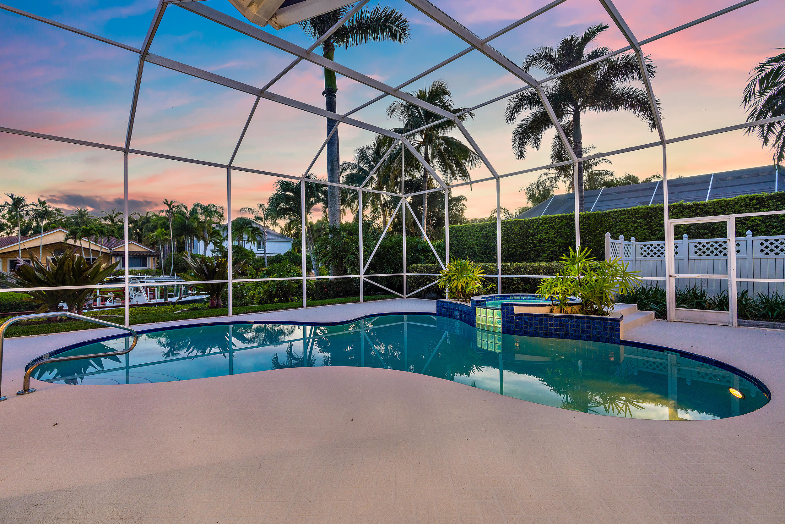 19866 Loxahatchee Pointe Drive Jupiter, FL 33458 - Photo 12 of 43 a view of a garden with a small yard