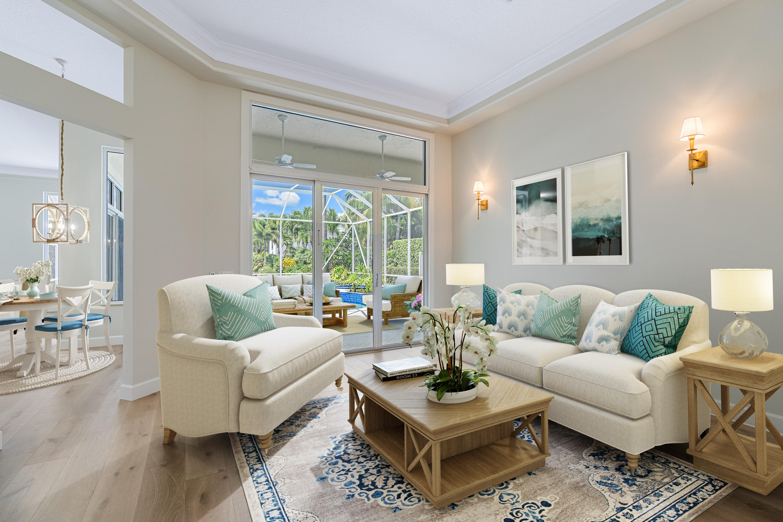 19866 Loxahatchee Pointe Drive Jupiter, FL 33458 - Photo 18 of 43 a living room with furniture and a large window