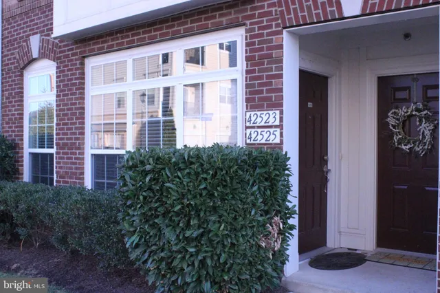 a front view of a building