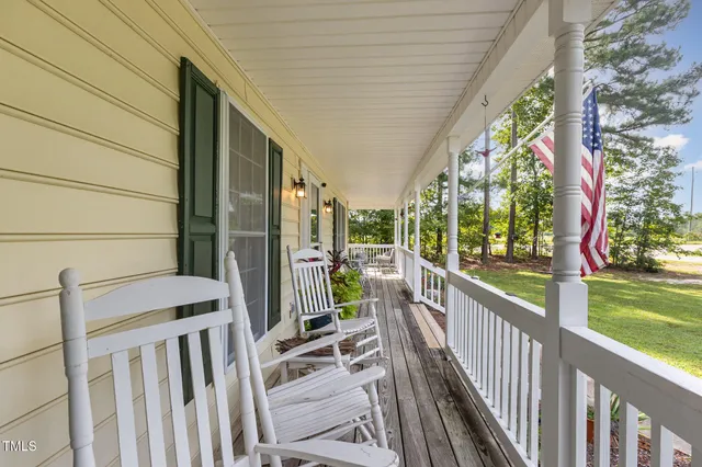 a view of outdoor space and deck