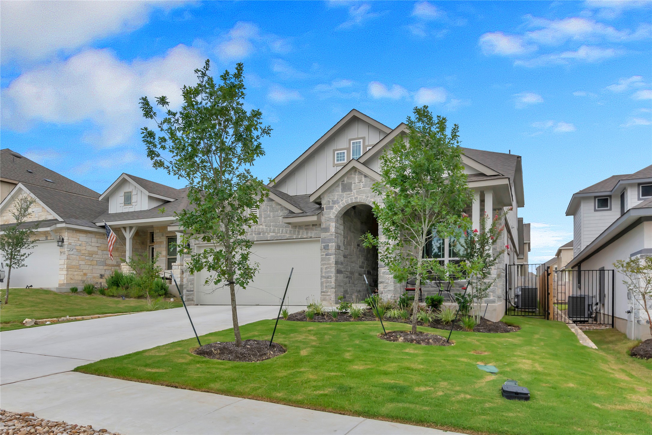 563 Saturnia Drive Georgetown, TX 78628 - Photo 1 of 29 a front view of house with yard and green space