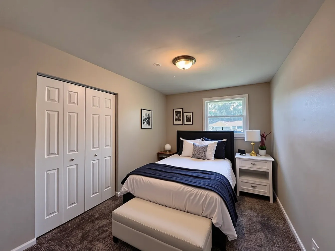 3312 Maple Lane Hazel Crest, IL 60429 - Photo 12 of 27 a bedroom with a bed and a window