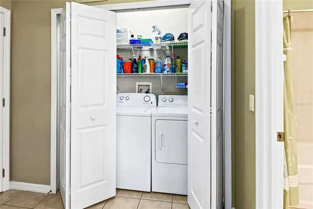 a room with storage and utility