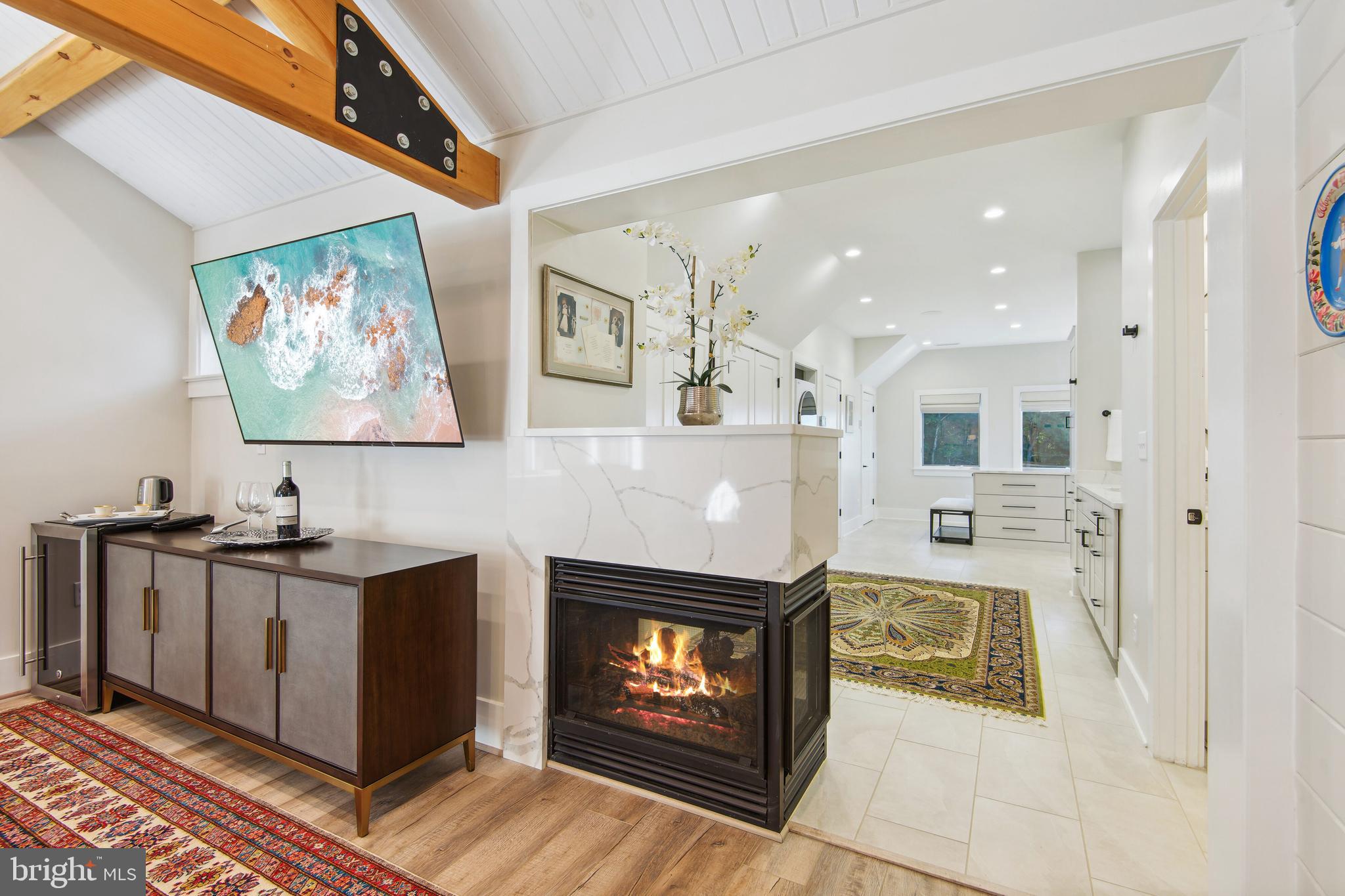 6760 Wilson Road Marshall, VA 20115 - Photo 25 of 75 3 sided gas fireplace